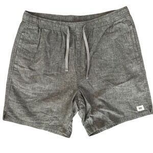 Katin NWOT Linen Blend Elastic Waist Drawstring Shorts. Grey.
Mens Large